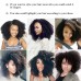 Afro Kinky Nappy Clip in Hair Extensions for Black Women Real Brazilian Virgin Human Hair Clip Ins Natural Color 7pcs/set